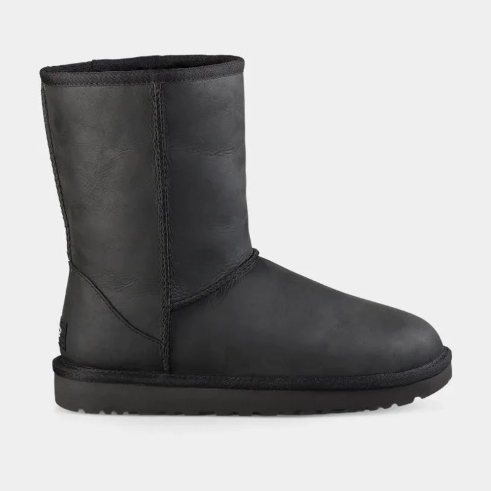 UGG Classic Black Leather Boots